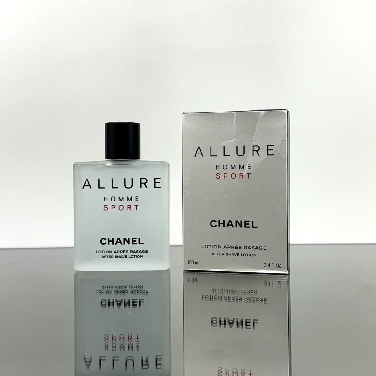 Chanel Allure Homme Sport After Shave Lotion Men 3.4oz Splash NO Cello