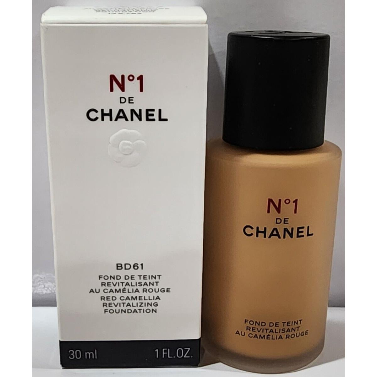 Chanel 1 Red Camellia Revitalizing Moisturizing Foundation BD61 1 Fl Oz