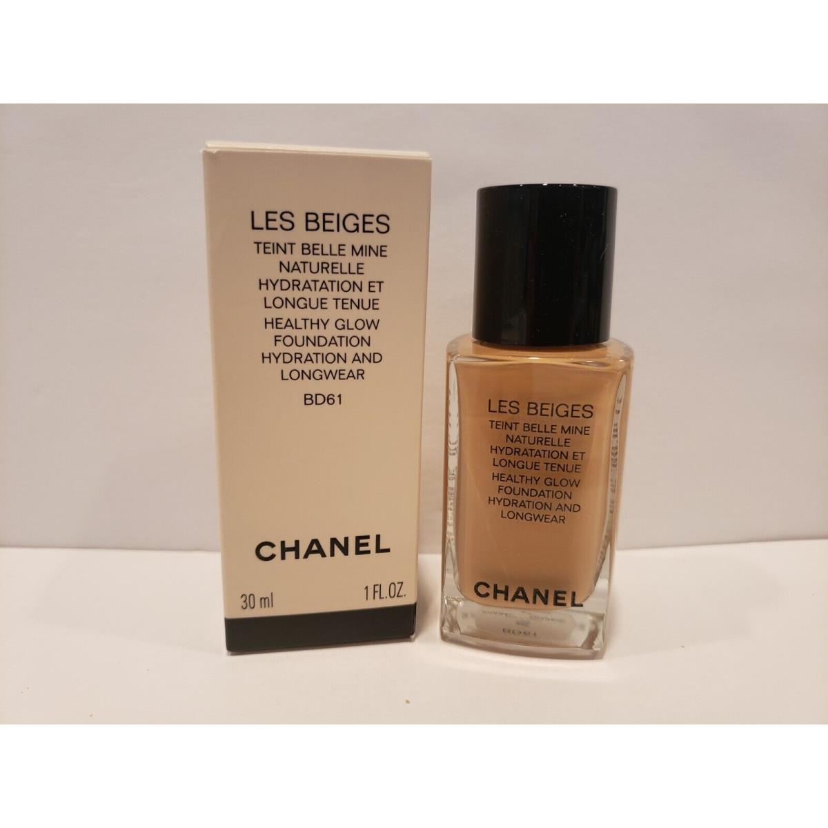 Chanel Les Beiges Healthy Glow Foundation Hydration and Longwear BD61 1 Fl Oz