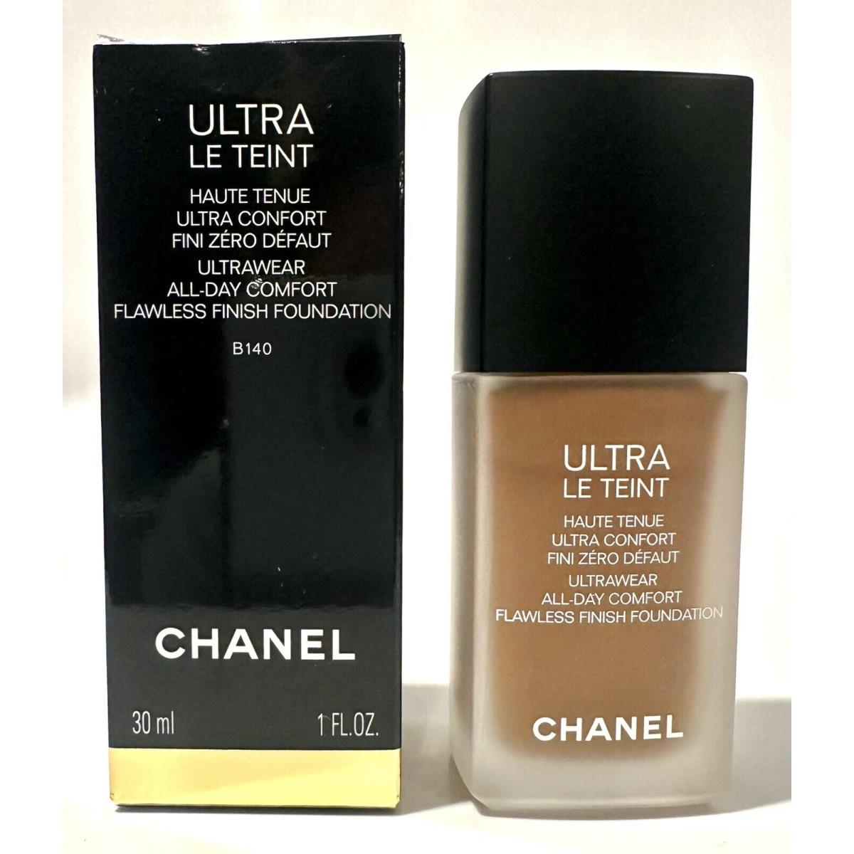 Chanel Ultra LE Teint Ultrawear Flawless Finish Foundation B140 1 oz