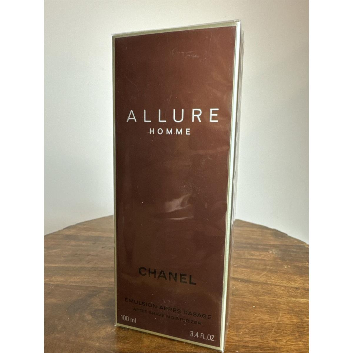 Chanel Allure Homme After Shave Moisturizer Men`s 3.4oz/100ml