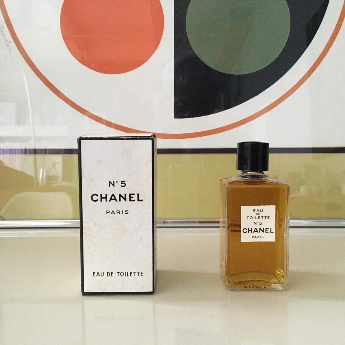 Vtg Chanel No 5 Eau De Toilette No. 1303 =120 ml 4 oz 1970-1987