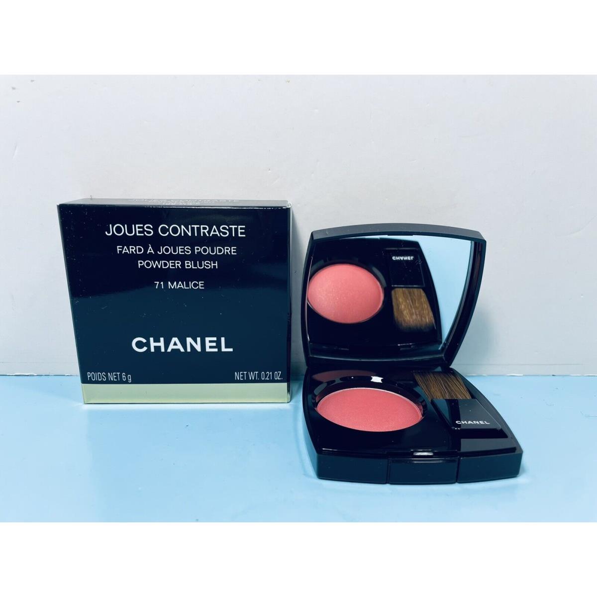 Chanel - Joues Contraste - Powder Blush - 71 Malice - 0.21 OZ - Boxed