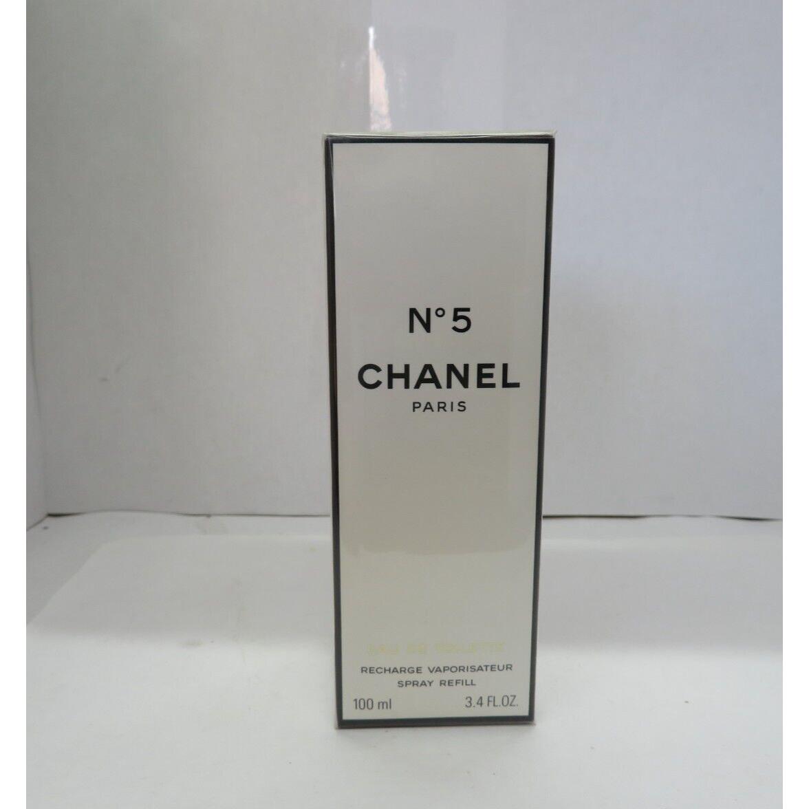 Chanel No. 5 Eau De Toilette Spray 3.4 Fl oz/100 ml Recharge/refill Nib/sealed