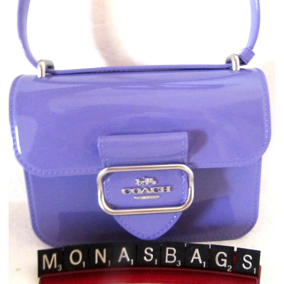 Coach CR287 Jelly Morgan Square Crossbody Bag Light Violet