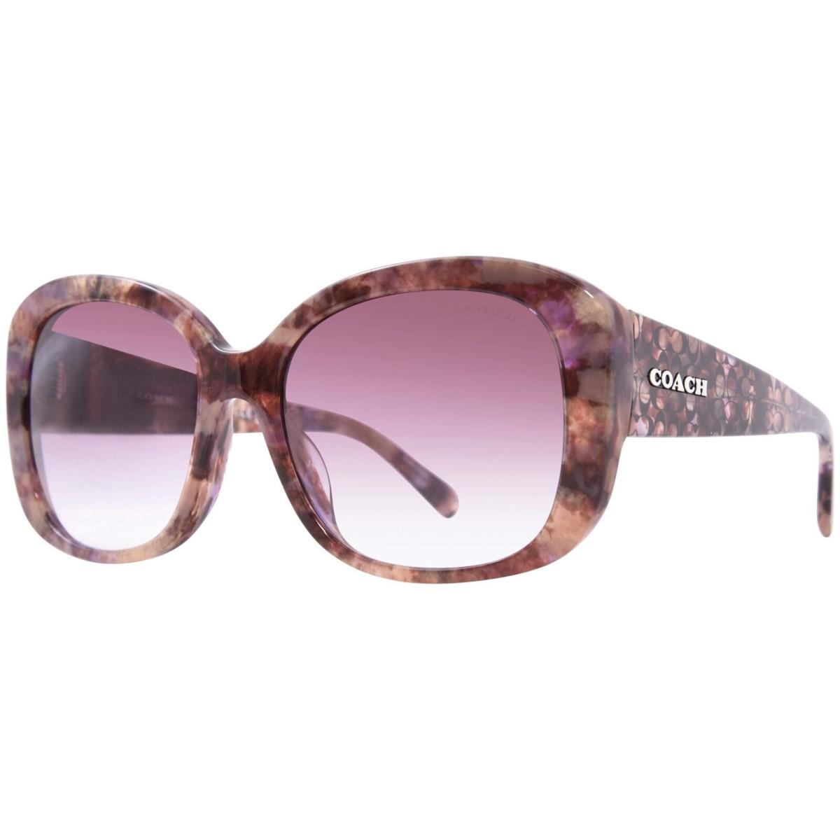 Coach CH564 HC8363U 57398H Sunglasses Women`s Tortoise/purple Gradient 56mm