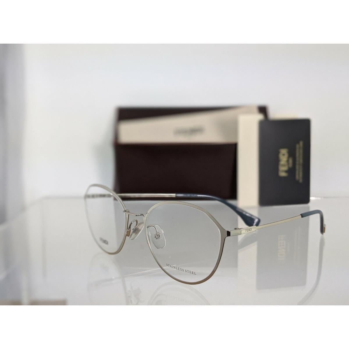 Fendi eyeglasses  - Silver Frame, Clear Lens 0