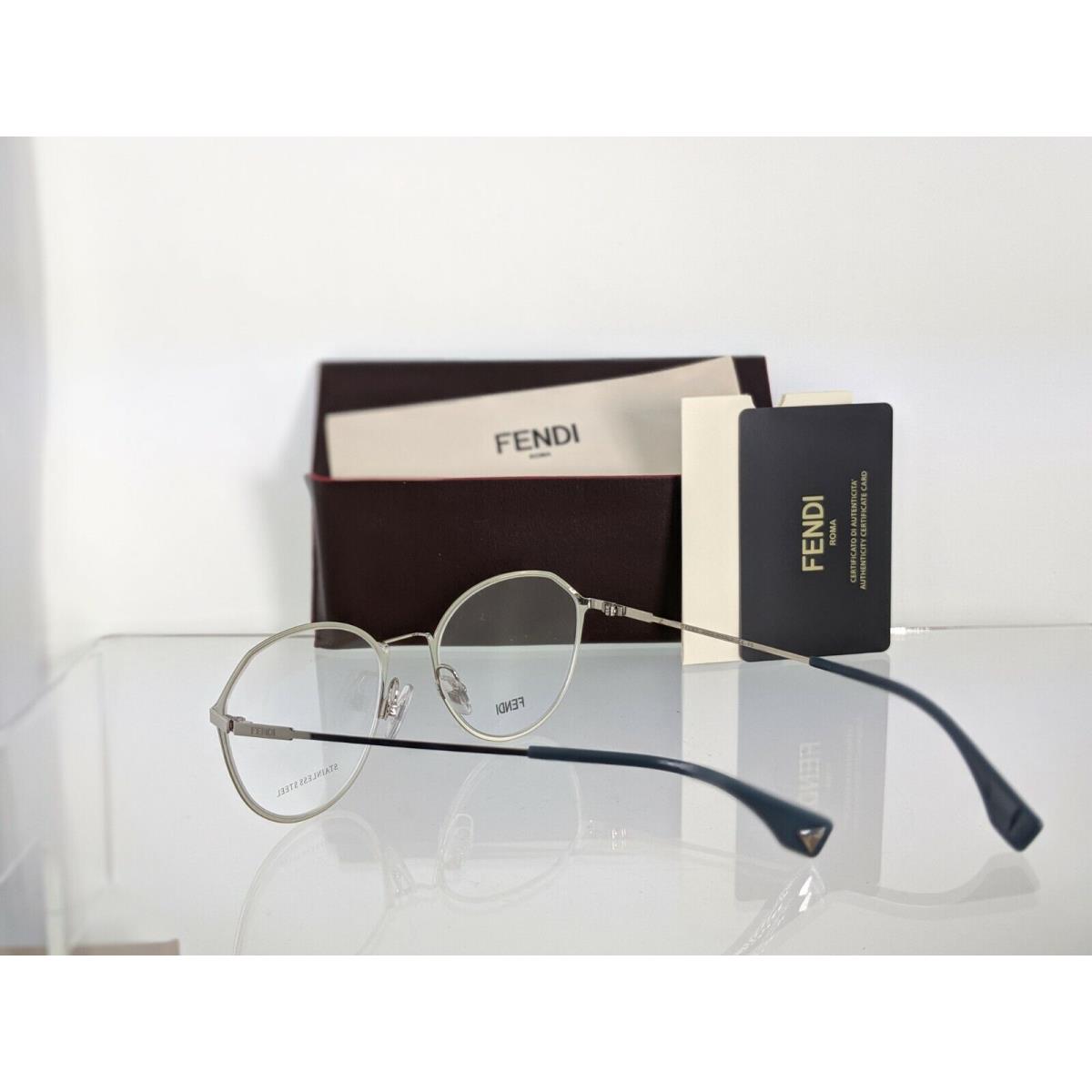 Fendi eyeglasses  - Silver Frame, Clear Lens 3