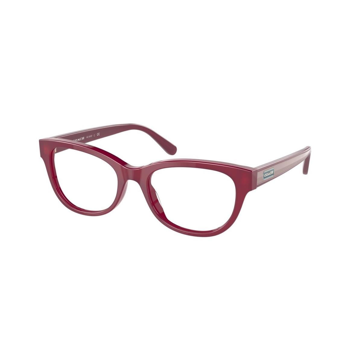 Coach HC 6187 5615 Milky Burgundy Women Eyeglasses 52mm 18 140