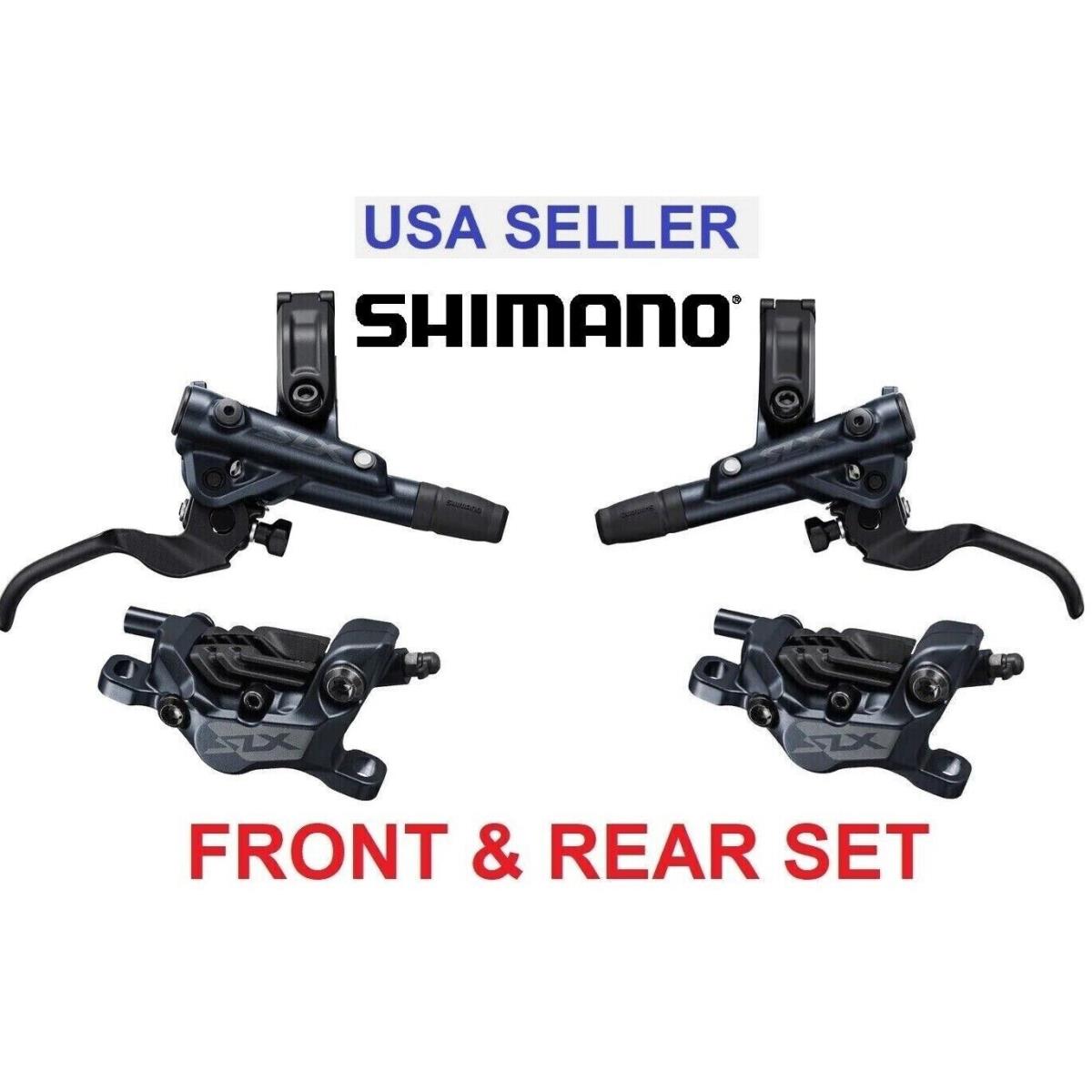 Shimano Slx BR-M7120 4 Piston Hydraulic Pre-bled Disc Brake Front Rear Set