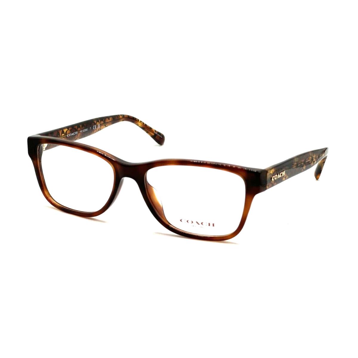 Coach HC 6208U 5741 Caramel Tortoise Women Eyeglasses 52mm 16 140