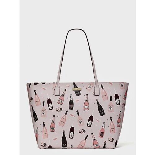 Kate Spade Shore Street Margareta Champagne Tote Bag K4887 Pink Multi