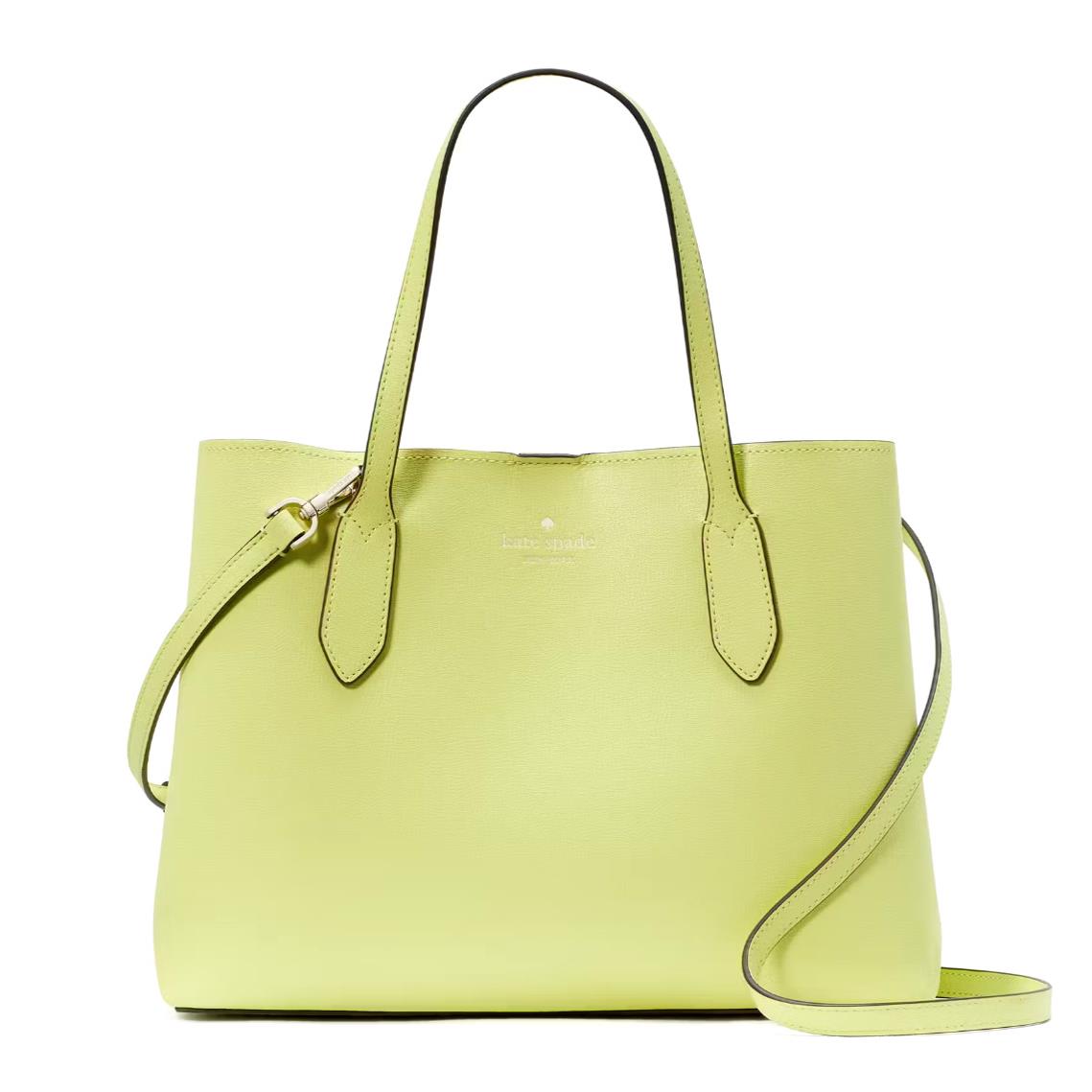 New Kate Spade Harper Satchel Grain Leather Bosc Pear