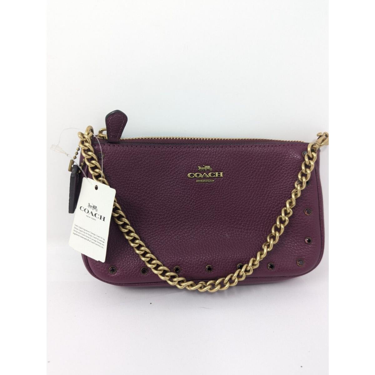 Coach Handbag Purse Purple F39246 B4/R8