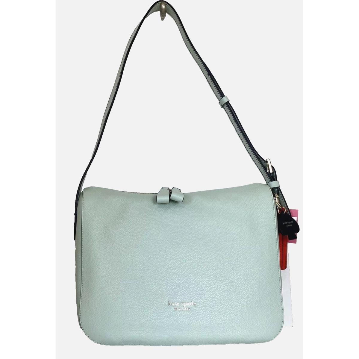 New Kate Spade Anyday Medium Shoulder Bag Pebble Leather Crystal Blue / Dust Bag