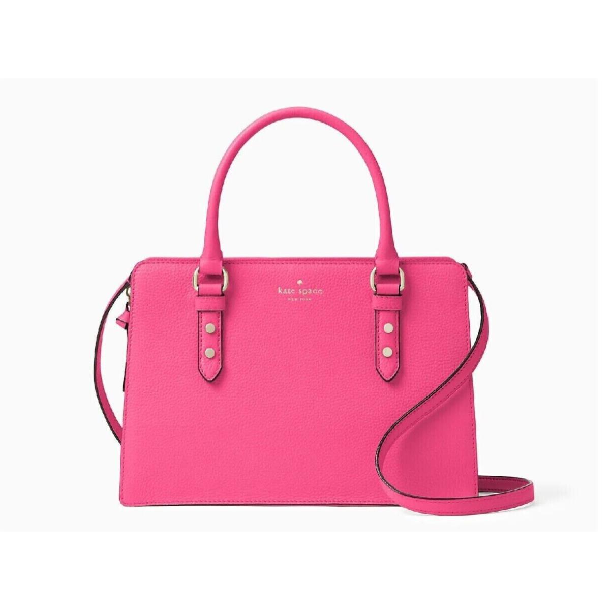 Kate Spade New York Lise Mulberry Street Women`s Shoulder Bag Deep Hibiscus