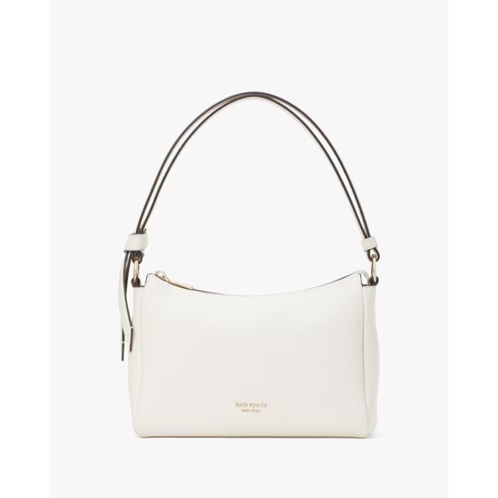 Kate Spade Knott Medium Shoulder Bag In Cream Pebbled Leather