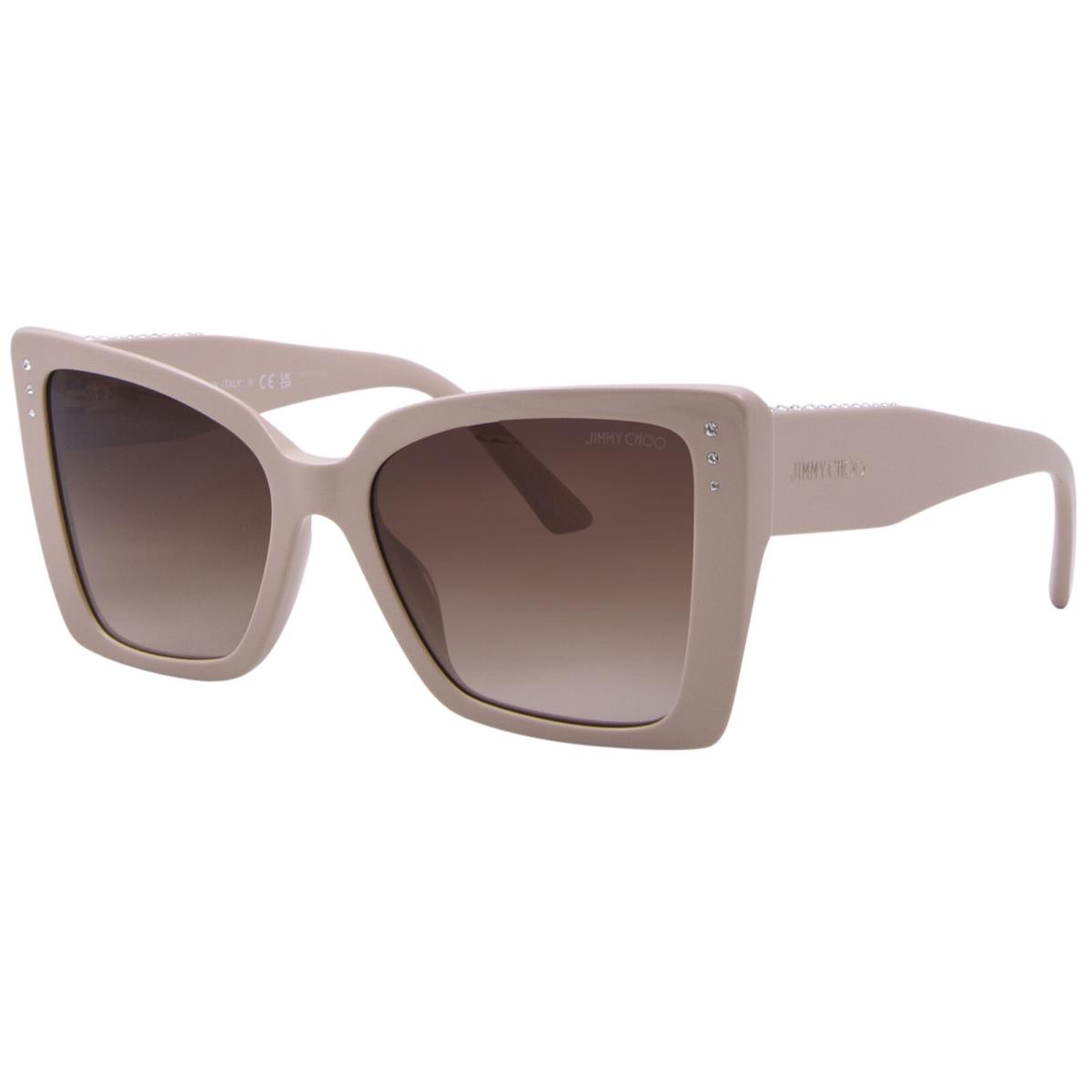 Jimmy Choo JC5001B 5011/13 Sunglasses Women`s Beige/gradient Brown 54mm