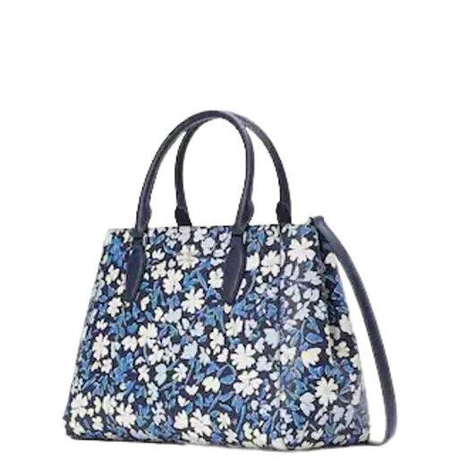 Kate Spade Kristi Blue Shoreside Flora Satchel