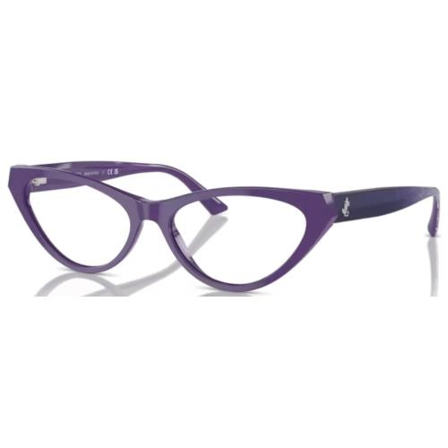 Jimmy Choo JC3005 5050 Eyeglasses Women`s Violet Full Rim Cat Eye 53mm