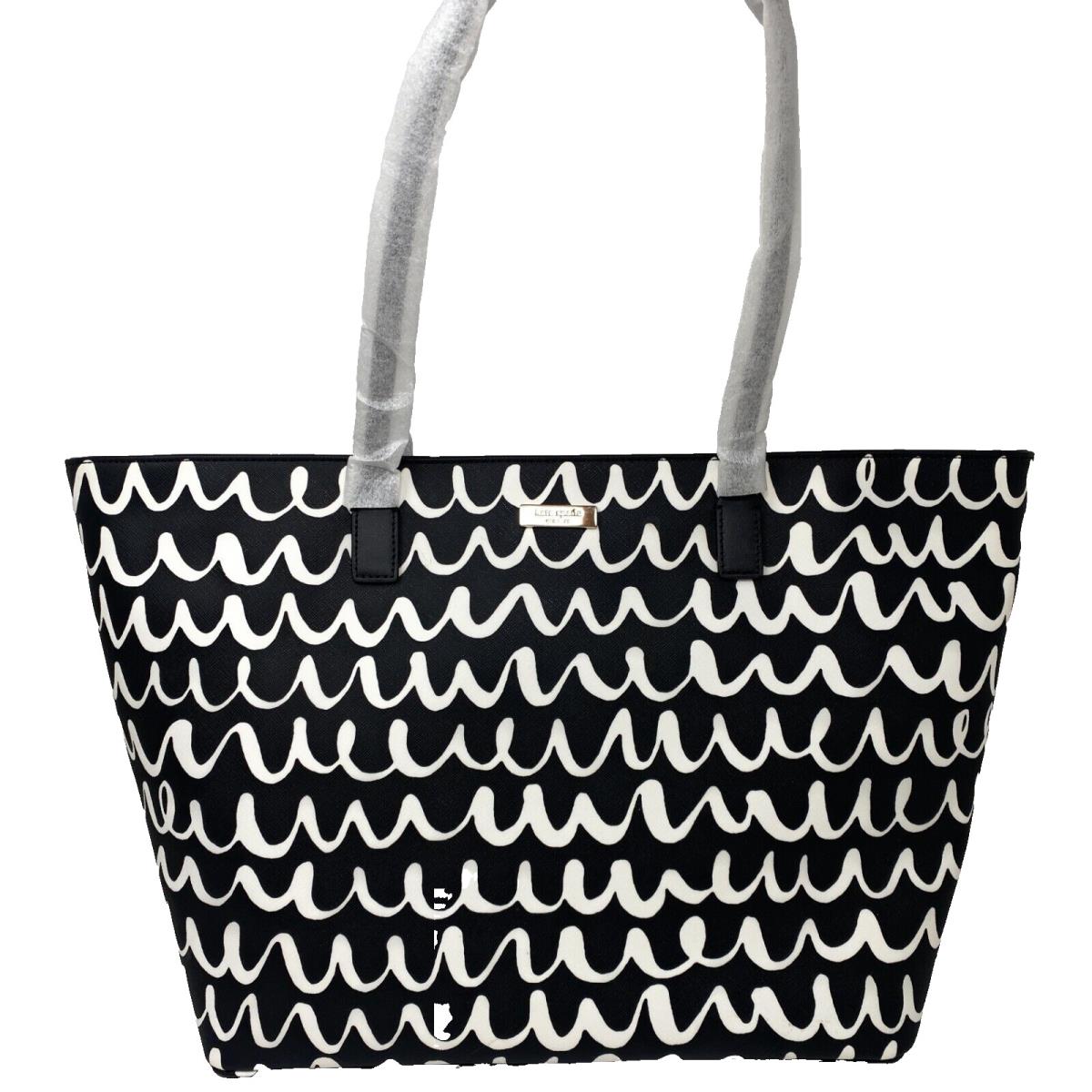 Kate Spade NY Margaretta Shore Street Pop Scallop Tote Black