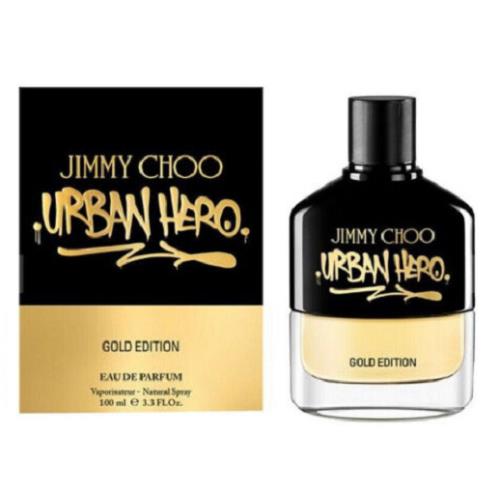 Jimmy Choo Urban Hero Gold Edition 3.3 oz Edp Cologne For Men