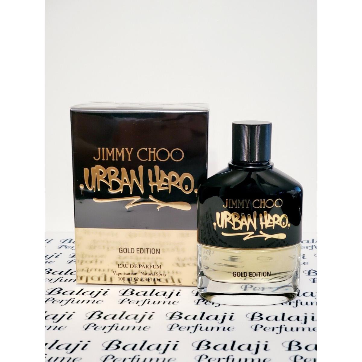 Jimmy Choo Urban Hero Gold Edition 3.3OZ Edp Spray For Men