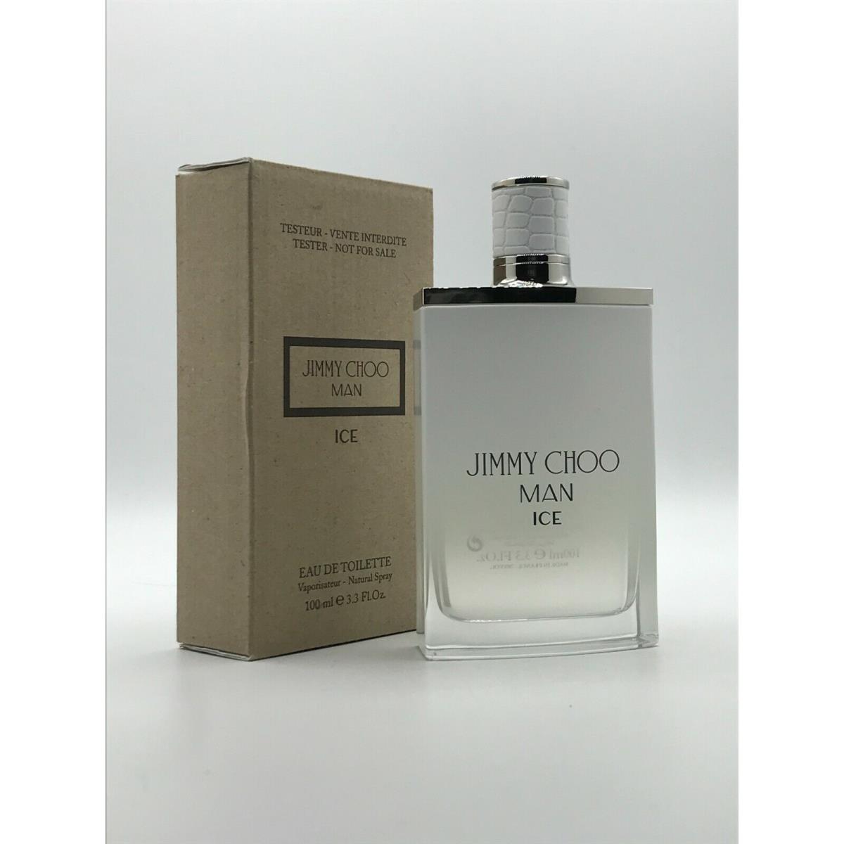 Jimmy Choo Man Ice Cologne Spray 3.3 oz 100 ml Box As Shown