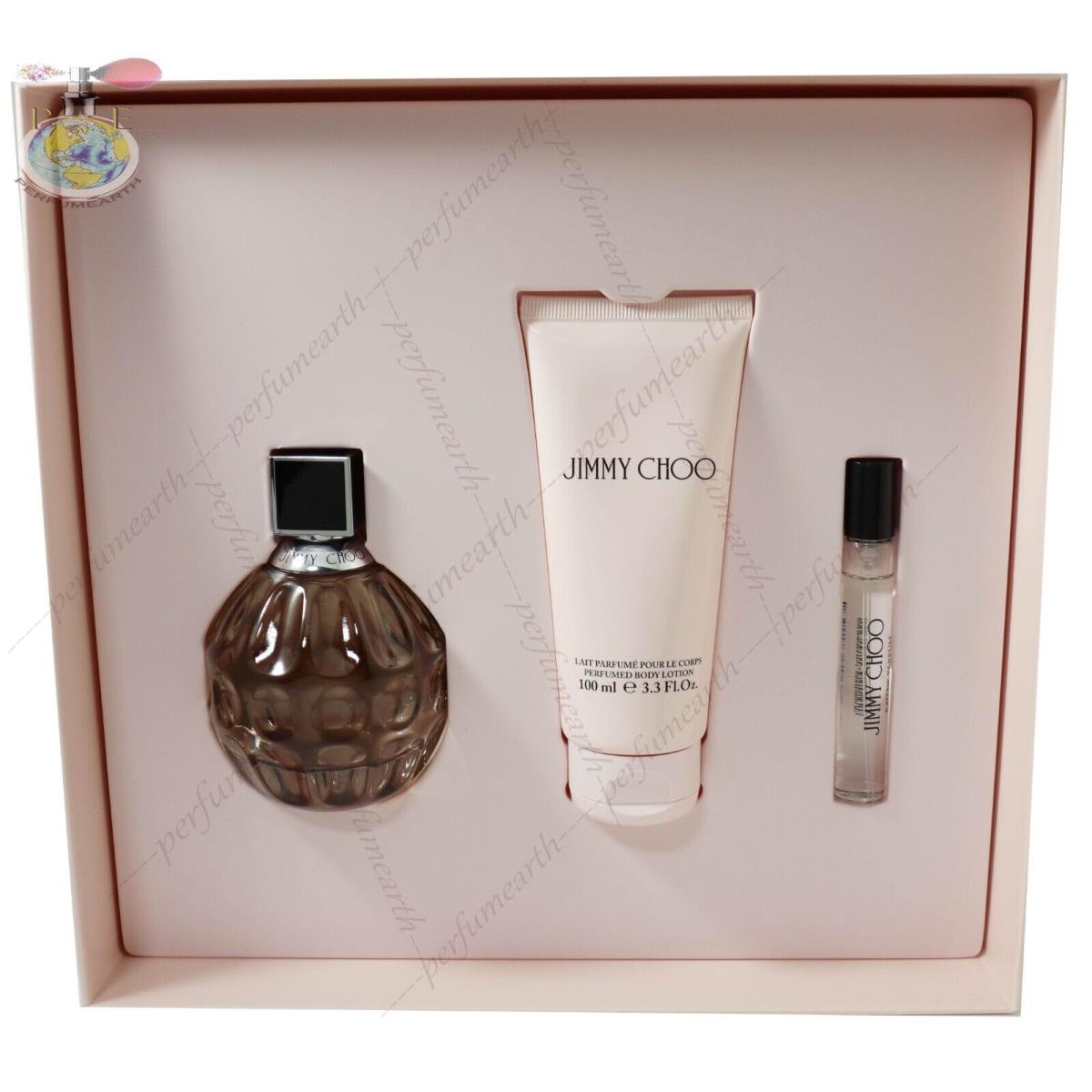 Jimmy Choo For Women 3 Pcs Set W/ 3.3/3.4 Oz. Edp Spra For Women