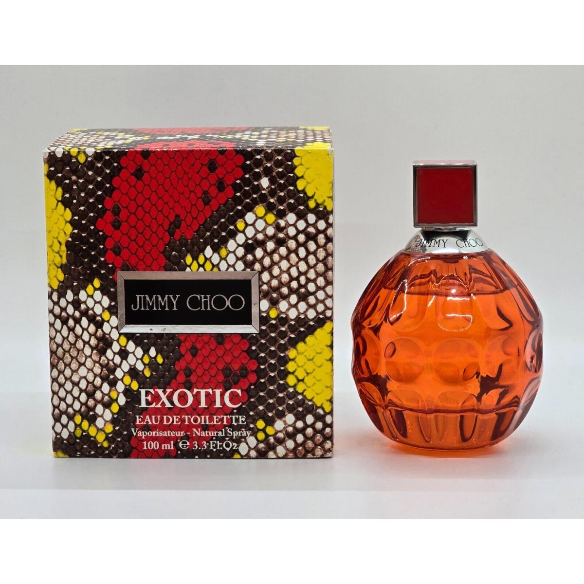 Jimmy Choo Exotic 3.3/3.4 oz Eau De Toilette 100ml Spray Women Yellow NO Cello