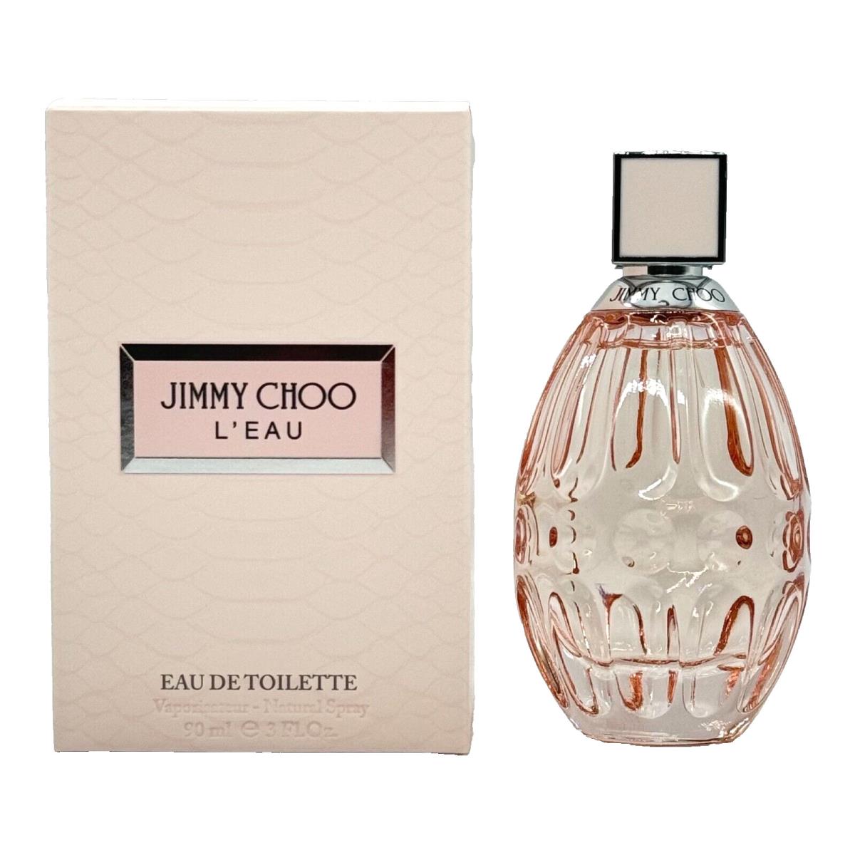 Jimmy Choo L`eau For Women 3.0 oz Eau de Toilette Spray 100%AUTHENTIC