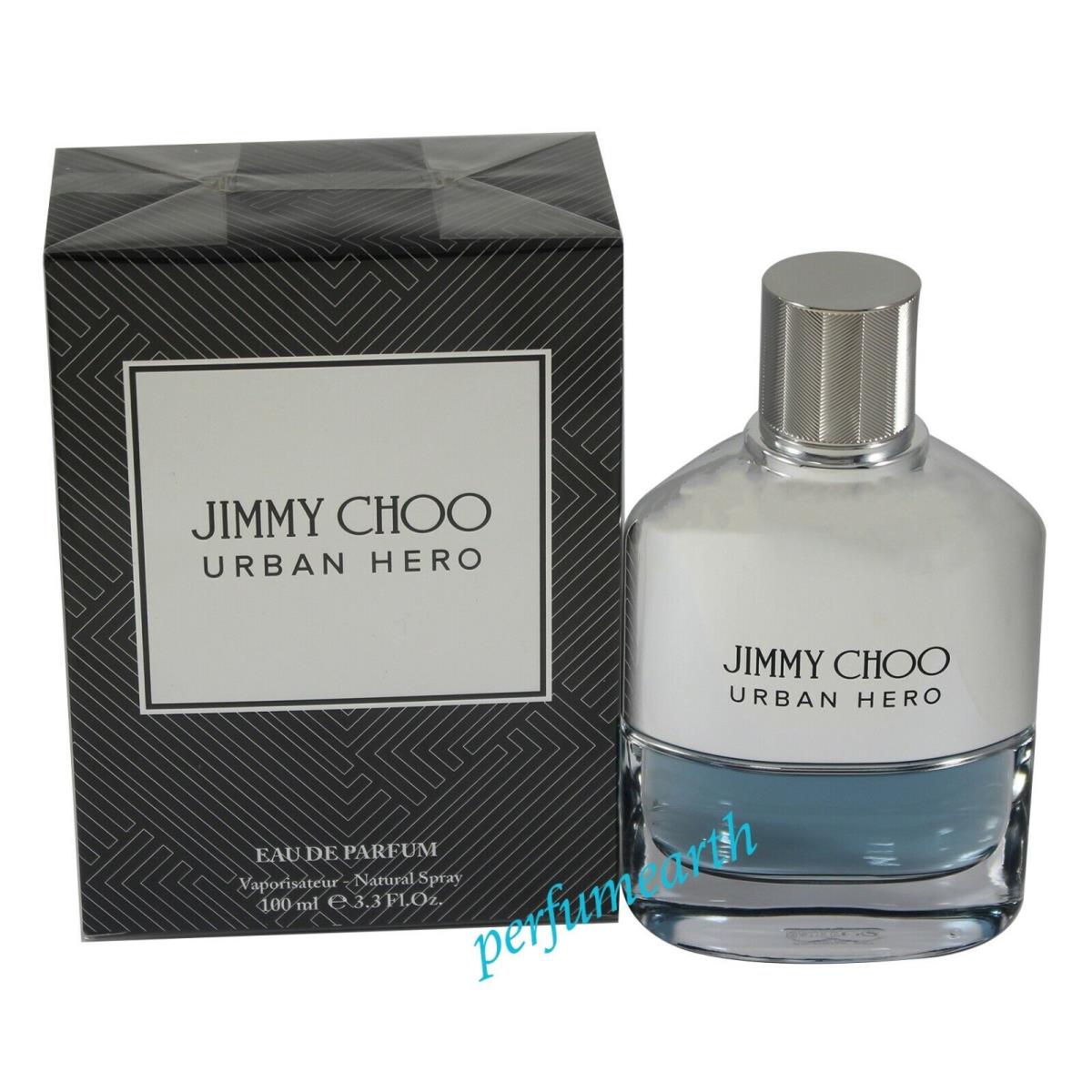 Jimmy Choo Urban Hero Man 3.4/3.3 Oz.eau De Parfum For Men