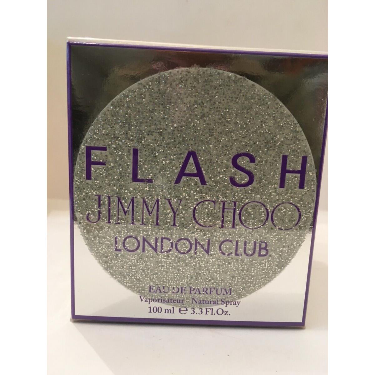 Jimmy Choo Flash London Club 3.4oz Edp Spray Rare