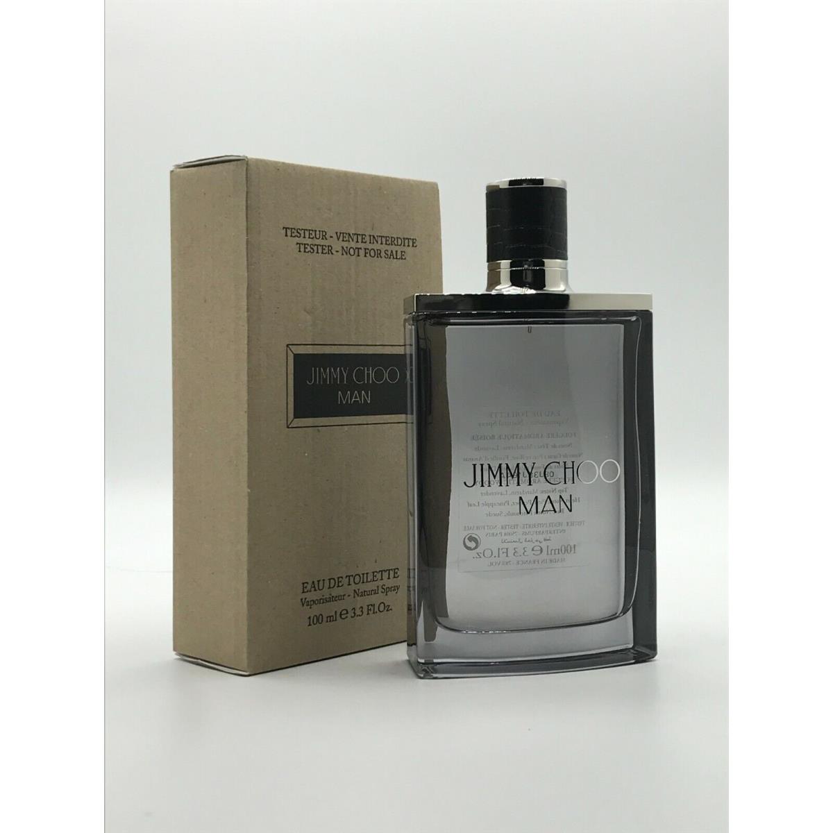 Jimmy Choo Man Cologne Spray 3.3 oz 100 ml Box As Shown