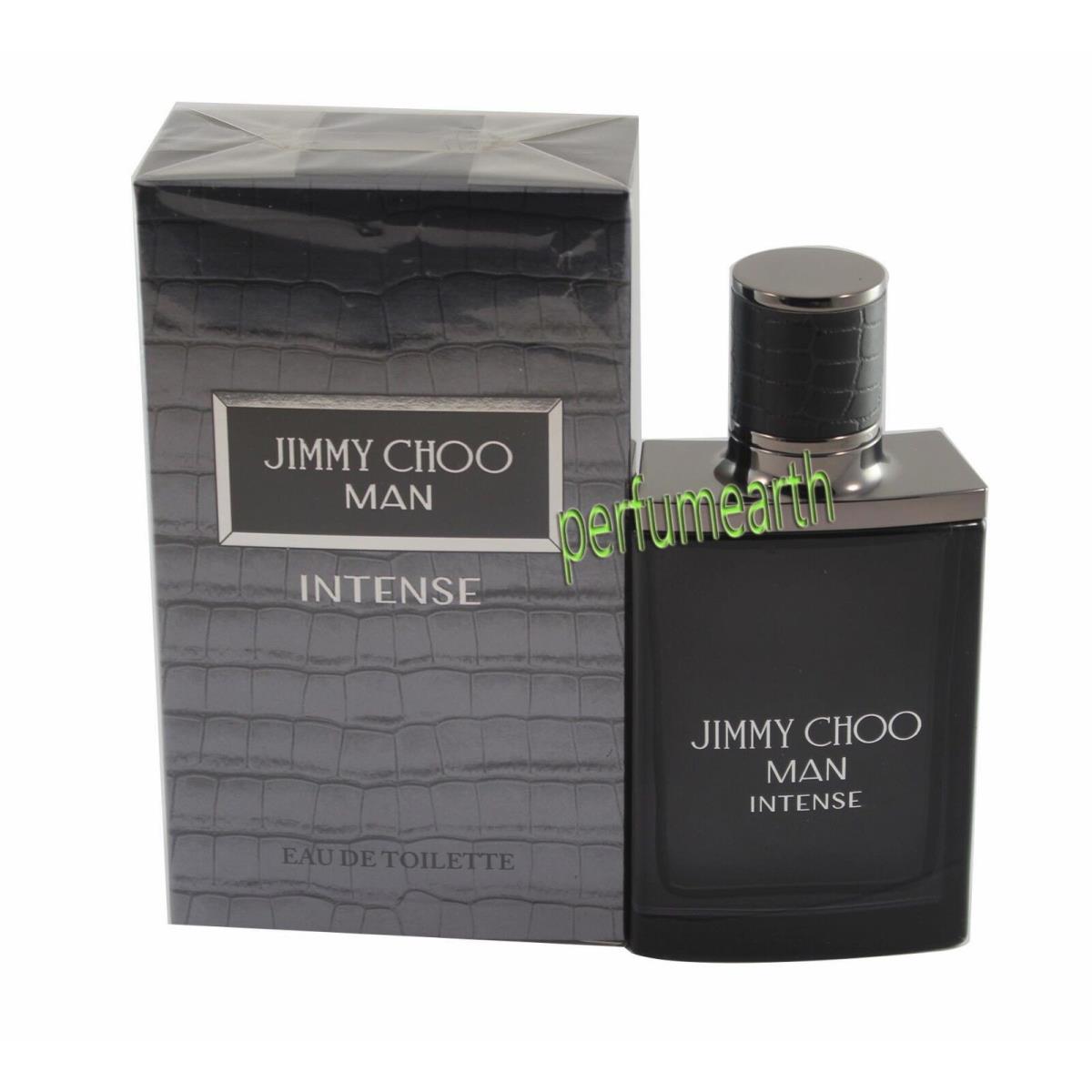 Jimmy Choo Intense Man 3.4/3.3 Oz.eau De Toilette For Men