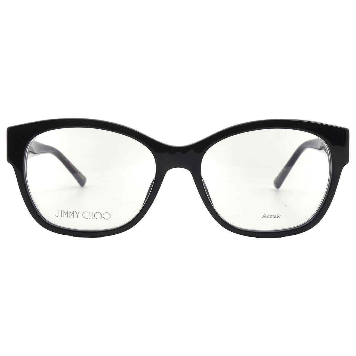 Jimmy Choo Demo Square Ladies Eyeglasses JC371 0807 51 JC371 0807 51