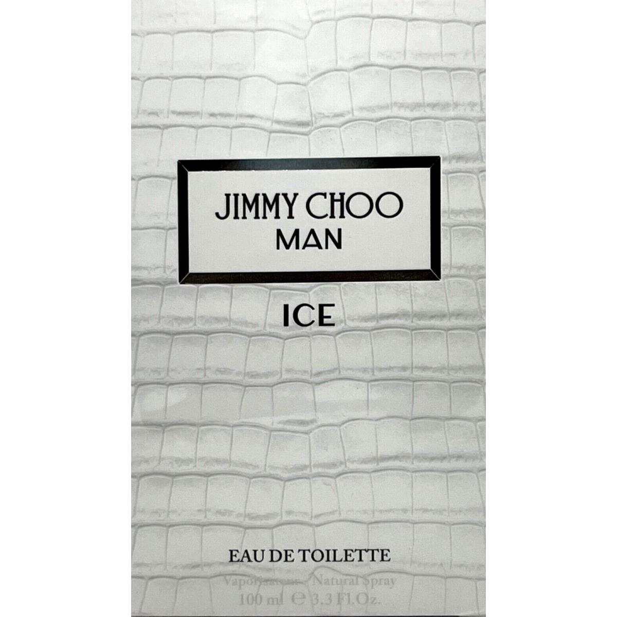 Jimmy Choo Man Ice Eau DE Toilette Spray For Men 3.3 Oz / 100 ml Item