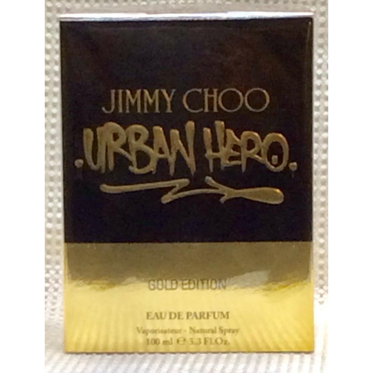 Jimmy Choo Urban Hero Gold Edition 3.3oz Eau De Parfum Immaculate