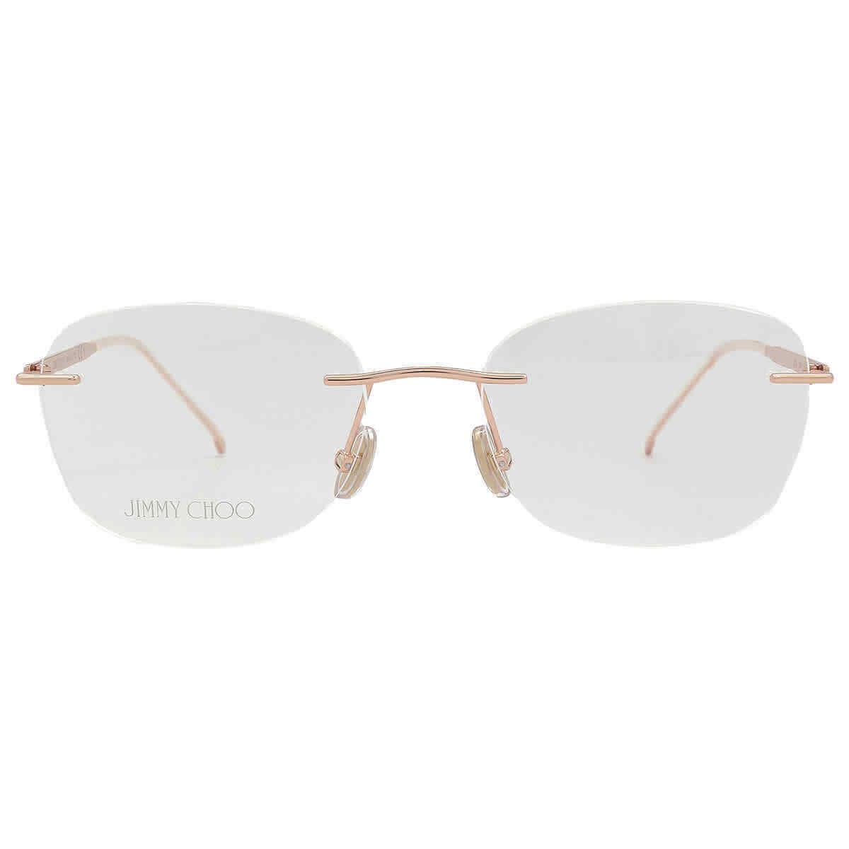 Jimmy Choo Demo Oval Ladies Eyeglasses JC365 0DDB 53 JC365 0DDB 53