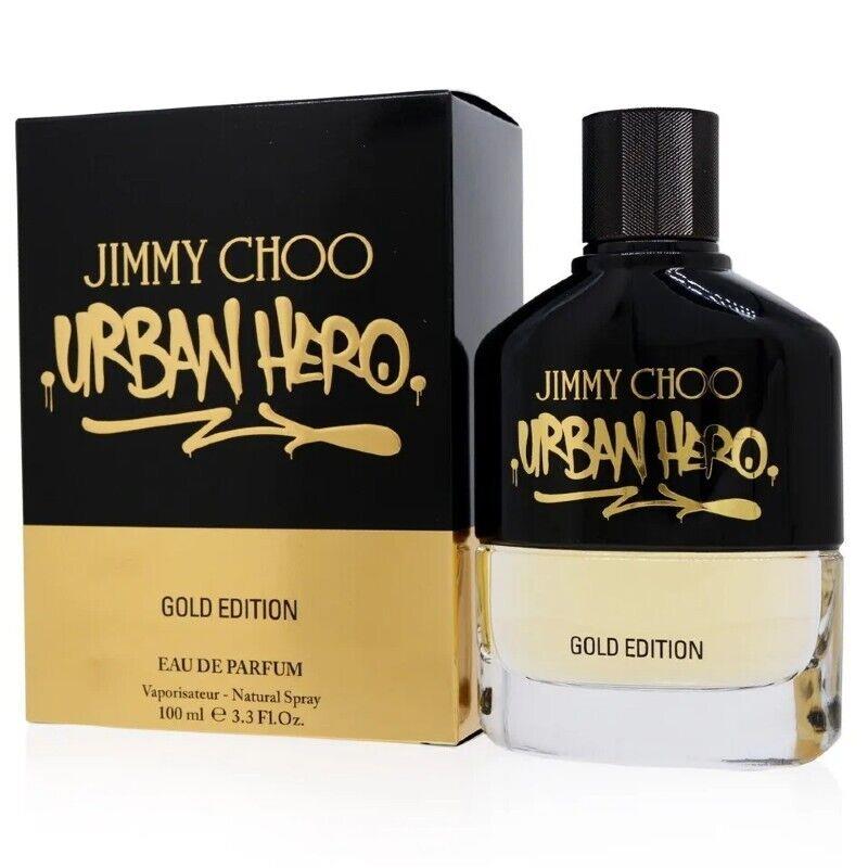 Urban Hero Gold For Men Jimmy Choo Eau de Parfum Spray 3.3 oz