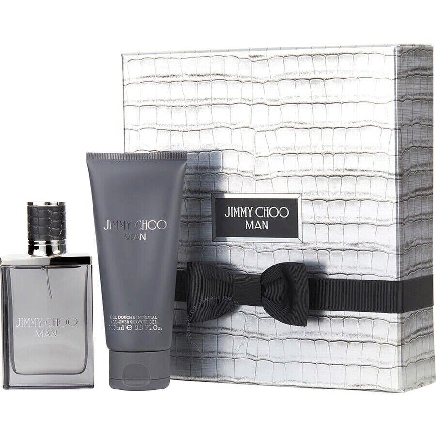 Jimmy Choo Man 1.7 Oz Edt Spray 3.3 oz Shower Gel 2 Pc Set