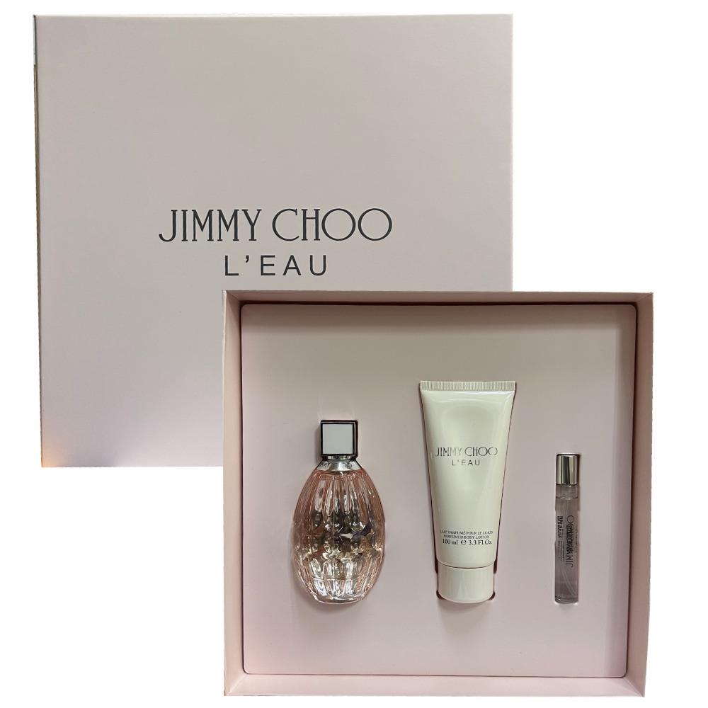 Jimmy Choo L`eau Eau de Toilette 90ml/3oz Spray 3 Piece Gift Set