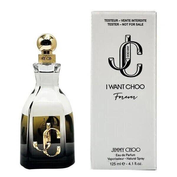 Jimmy Choo I Want Choo Forever Women 4.1 oz 125ml Eau De Parfum Spray Tes Ter