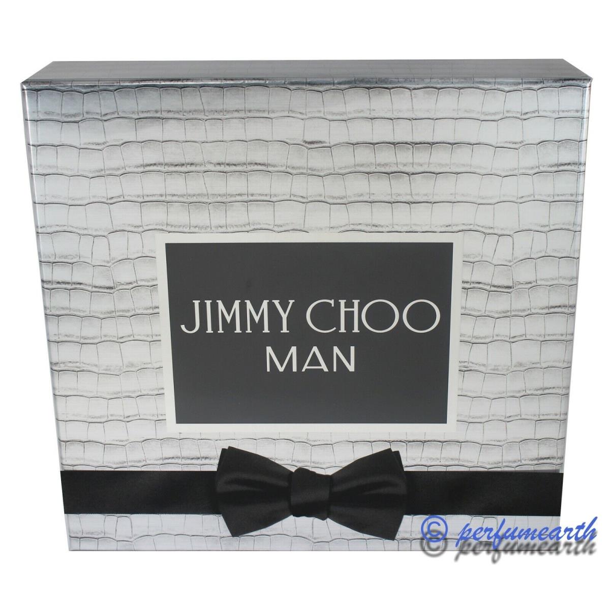 Jimmy Choo Man 3 Pces Gift Set 3.3/3.4oz. Edt Spray For Men