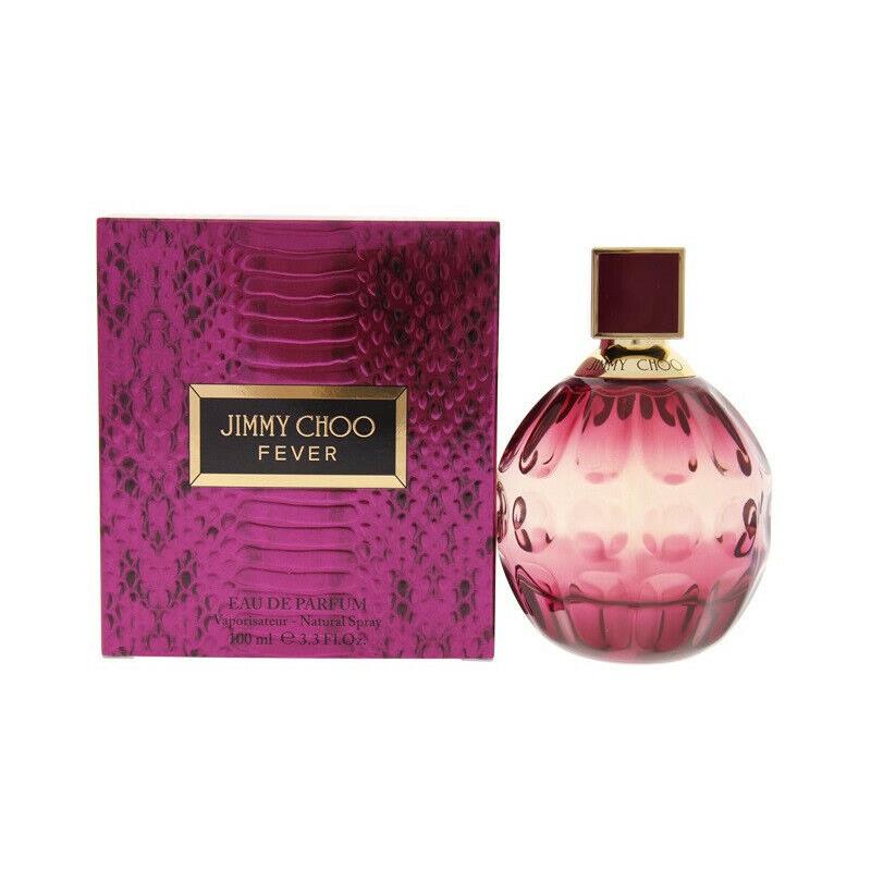 Jimmy Choo Fever Women 3.3 3.4 oz 100 ml Eau De Parfum Spray Box