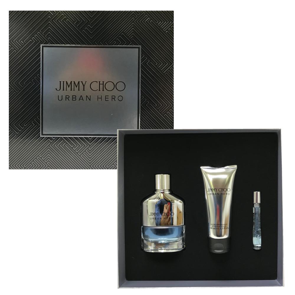 Urban Hero BY Jimmy Choo Eau DE Parfum 3.3 OZ 3 PC Gift Set