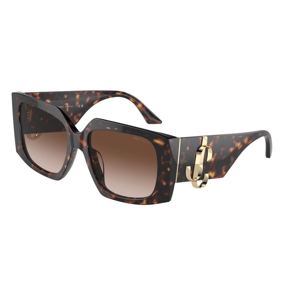 Jimmy Choo JC5006U 500213 Havana Gradient Brown 55 mm Women`s Sunglasses