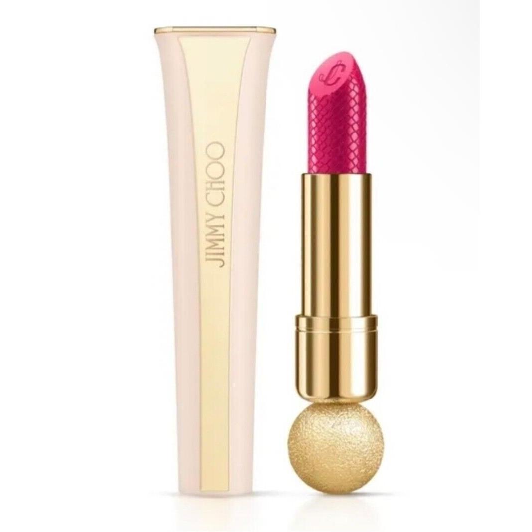 Jimmy Choo Seduction Collection Satin Lip Colour Lipstick Hot Pink 007