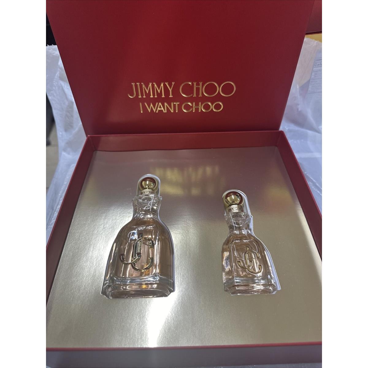 Jimmy Choo I Want Choo Eau de Parfum Gift Set 100ml+40ml 3.3oz +1.3oz Box