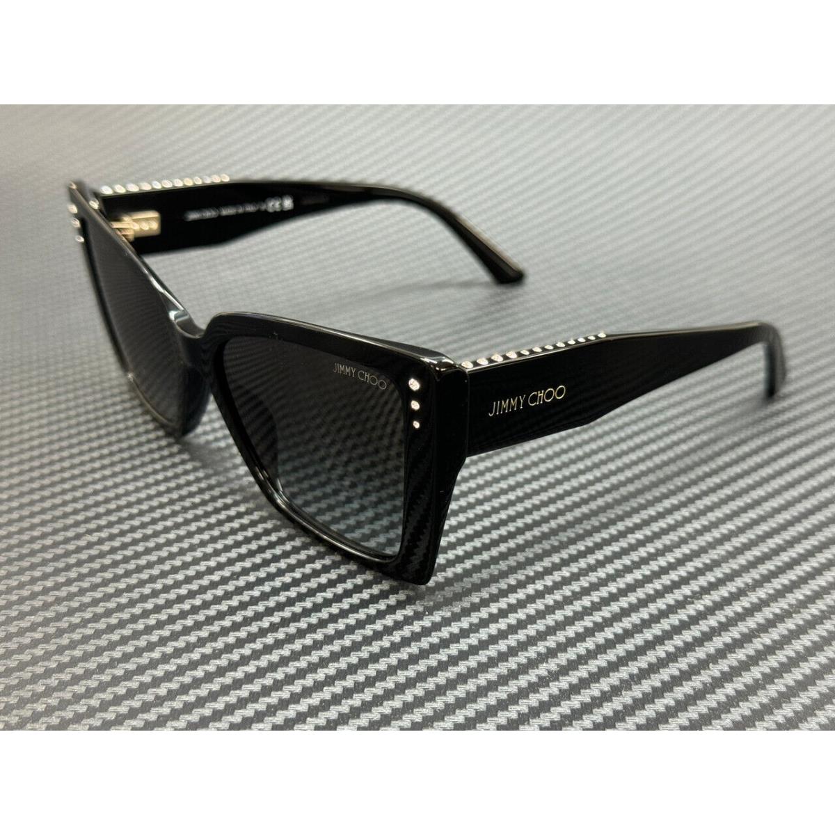 Jimmy Choo JC5001B 50008G Black Grey Gradient Women`s 54 mm Sunglasses